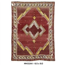 7x9 OUSHAK Rug- WOOL/WOOL